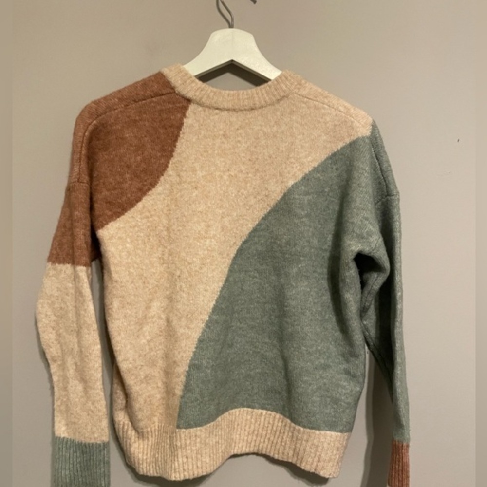 Madewell‎ Cedarbrook Pullover Sweater in Colorblock xxs wool blend - Picture 10 of 10